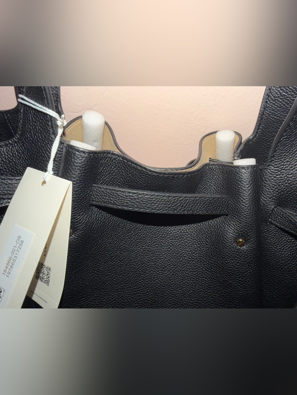 Tory Burch Small Rome Tote-Black💞 - Picture 7 of 7
